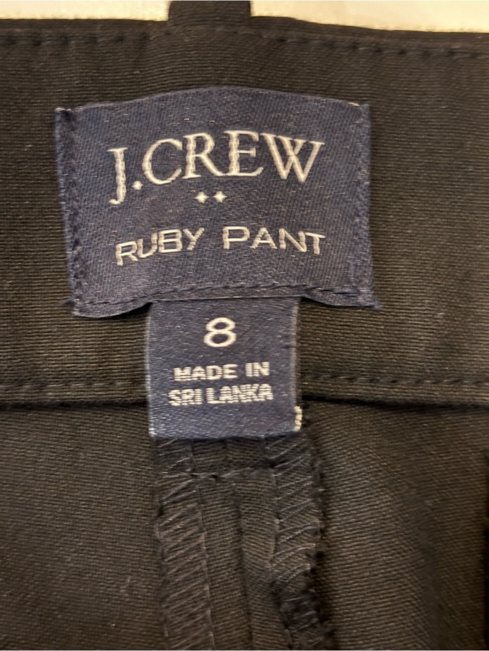 J Crew Ruby Pants, Women’s Black Size 8 - Picture 2 of 12